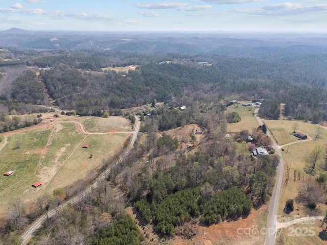 2311 Freemantown Rd, Lake Lure, NC 28746 - aerial view with a forest view