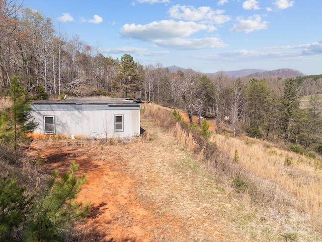 2311 Freemantown Rd, Lake Lure, NC 28746 - exterior space with a wooded view