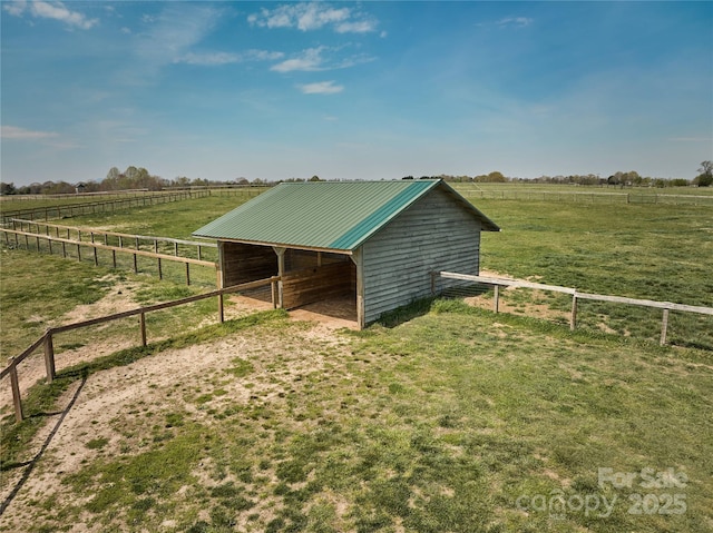 570 Lambs Grill Rd, Rutherfordton, NC 28139 - view of outbuilding featuring an outdoor structure, an exterior structure, and a rural view