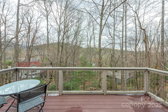 102 Kanawha Dr, Montreat, NC 28757 - deck with a forest view