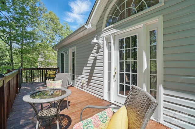 9711 Pine Tree Rd, Norwood, NC 28128 - view of deck