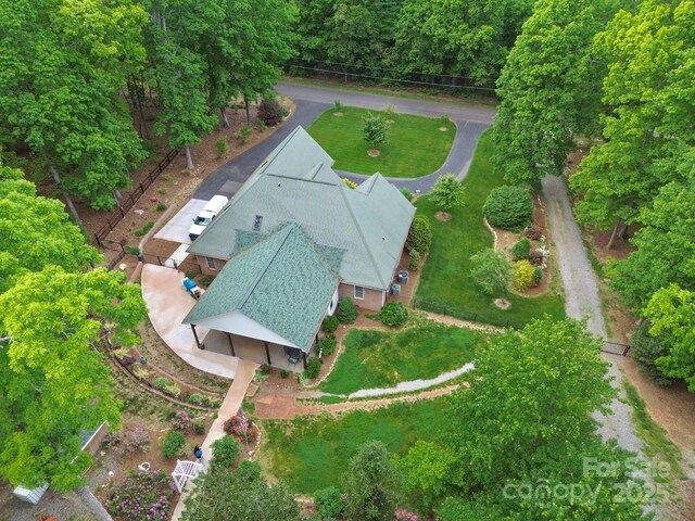 drone / aerial view