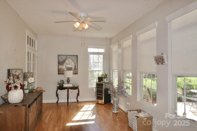 sunroom / solarium with a wealth of natural light