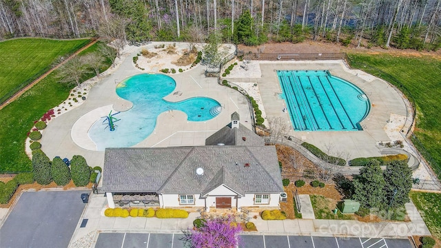4337 Duplin Dr, Charlotte, NC 28214 - bird's eye view