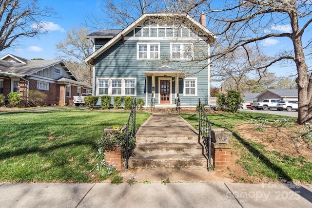 213 S Academy St, Mooresville, NC 28115 - view of front of house featuring a front yard