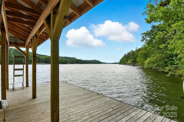 1519 Reflections Edge Dr, Granite Falls, NC 28630 - dock featuring a water view