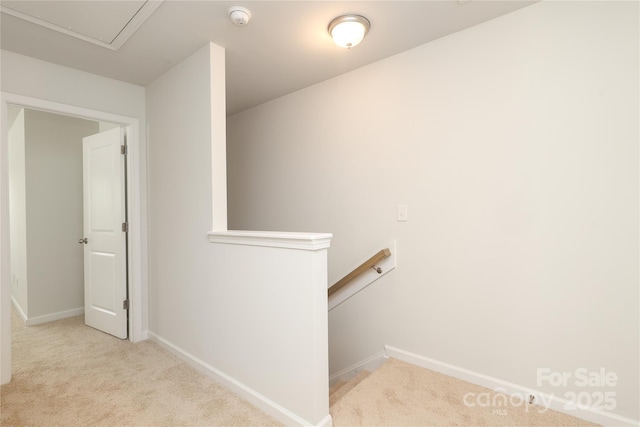 8232 Waxhaw Hwy, Waxhaw, NC 29173 - hall featuring an upstairs landing and carpet