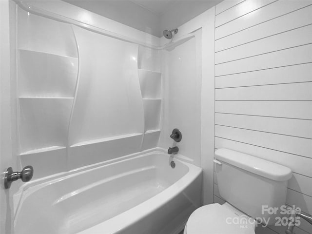 4936 Sardis Rd Unit B, Charlotte, NC 28270 - full bathroom featuring toilet and shower / washtub combination