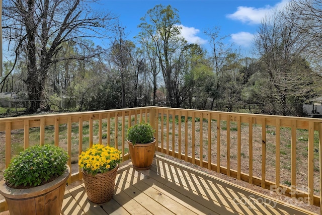 view of deck