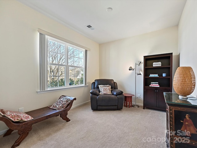 11621 Red Knoll Ln, Pineville, NC 28134 - sitting room featuring carpet and baseboards