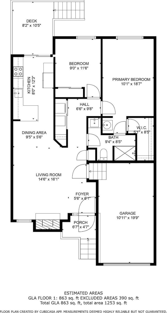 103 Cimarron Dr, Asheville, NC 28803 - floor plan