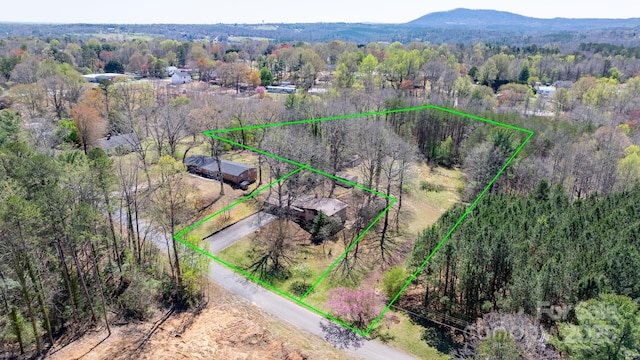 3407 14th Ave SW, Hickory, NC 28602 - aerial view of property's location featuring property boundaries highlighted