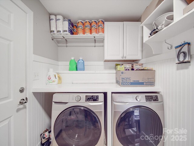 605 Allen Way, Indian Trail, NC 28079 - washroom with washing machine and clothes dryer and cabinet space