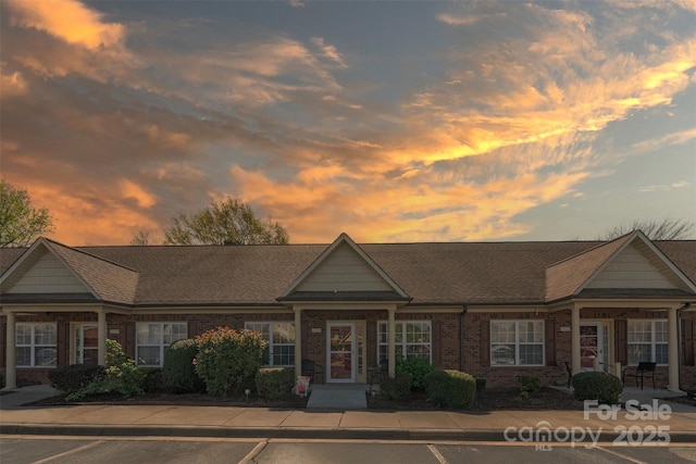2783 Clover Rd NW, Concord, NC 28027 - view of front of home with brick siding and roof with shingles