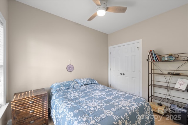 2783 Clover Rd NW, Concord, NC 28027 - bedroom with carpet flooring and ceiling fan