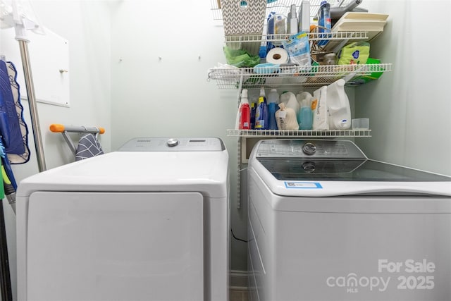 2783 Clover Rd NW, Concord, NC 28027 - washroom with independent washer and dryer