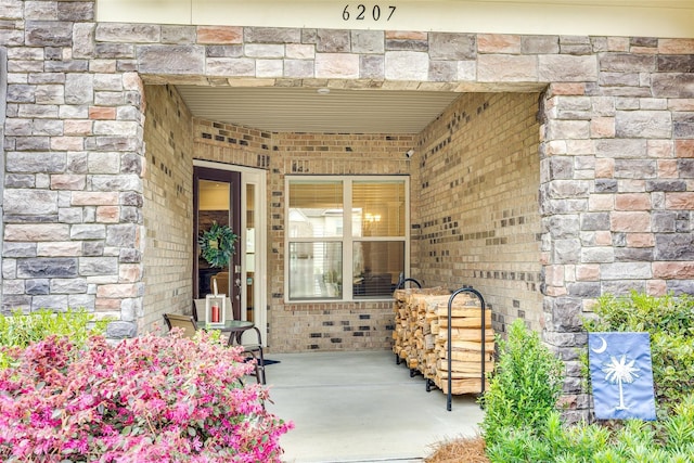 6207 Majesty Ct, Fort Mill, SC 29707 - view of exterior entry with brick siding