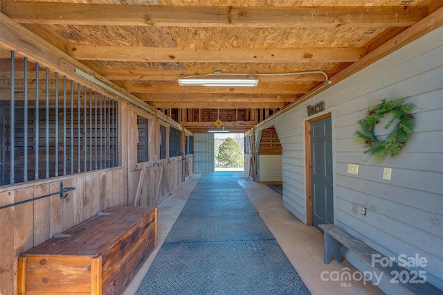 view of stable