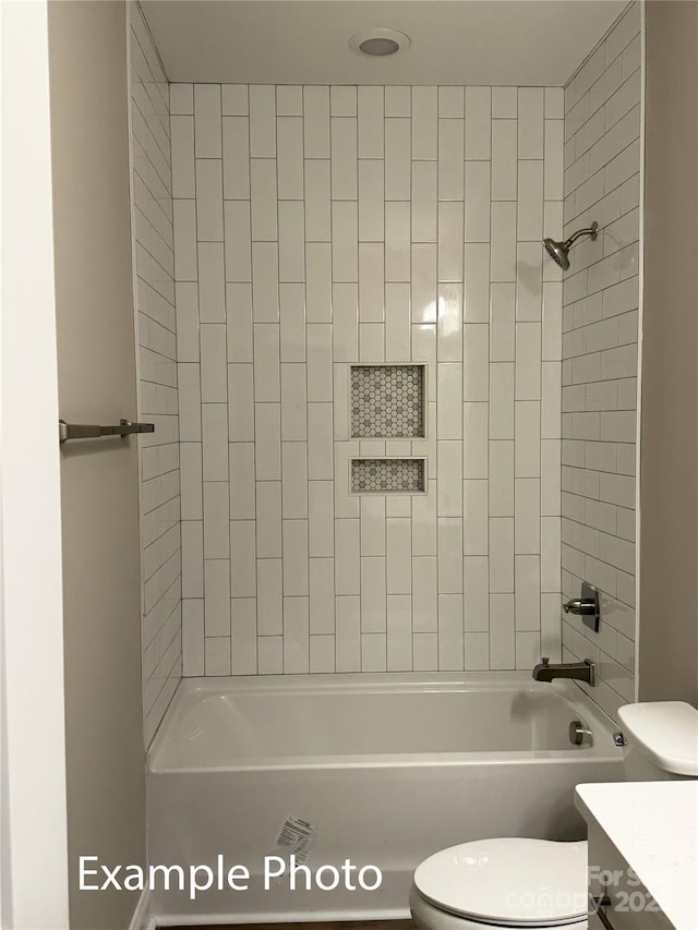 318 Stanback St, Mount Gilead, NC 27306 - bathroom with vanity and shower / tub combination