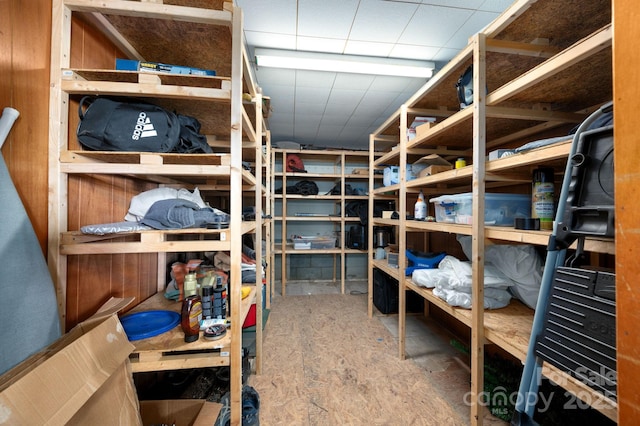 view of storage