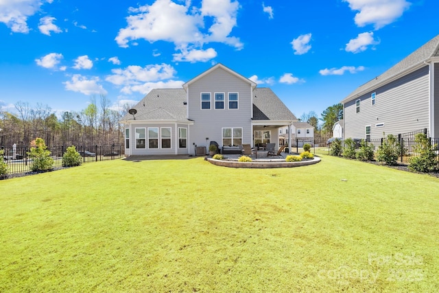 7313 Glenroe Dr, Huntersville, NC 28078 - back of house with a patio area and central air condition unit