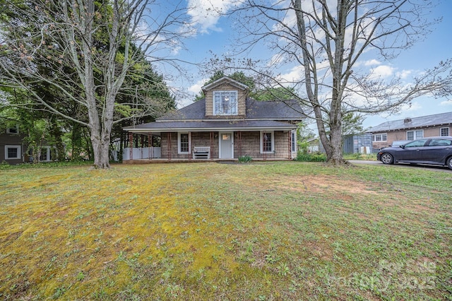 128 Allenton St, Norwood, NC 28128 - view of front of property with a porch and a front lawn
