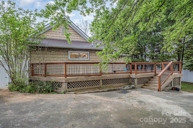 128 Allenton St, Norwood, NC 28128 - back of house featuring a deck