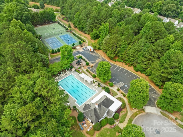 20827 Brinkley St, Cornelius, NC 28031 - view of property location with a pool area