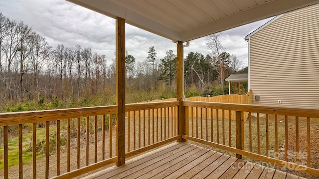 view of deck