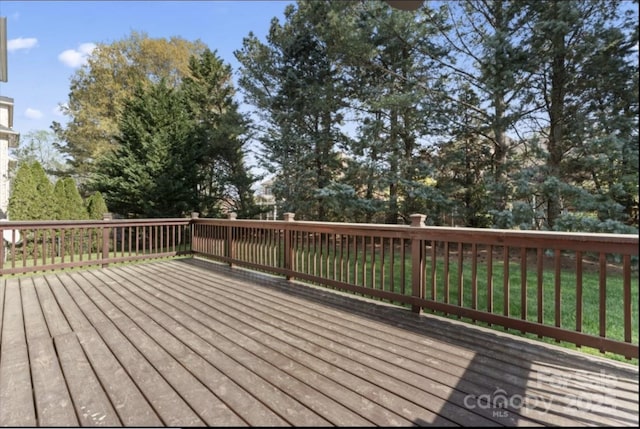 15009 Lisha Ln, Charlotte, NC 28277 - wooden terrace featuring a yard
