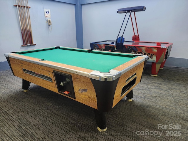 301 Pinnacle Inn Rd Unit 3219, Beech Mountain, NC 28604 - recreation room featuring carpet flooring and pool table