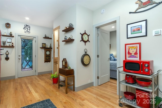 107 Cherry St, Black Mountain, NC 28711 - interior space with recessed lighting and wood finished floors
