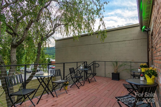 107 Cherry St, Black Mountain, NC 28711 - view of deck