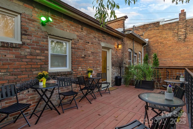 107 Cherry St, Black Mountain, NC 28711 - view of wooden terrace