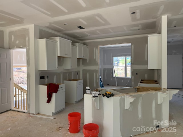 1259 Willow Grove Ln Unit 100, York, SC 29745 - kitchen featuring white cabinets and a peninsula