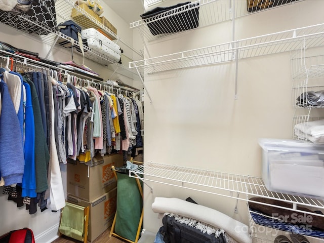 4148 Cedar Point Ave, Matthews, NC 28104 - spacious closet with wood finished floors