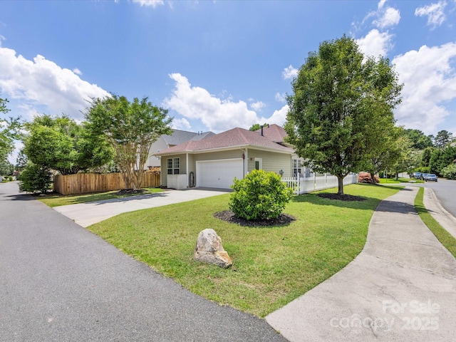 4148 Cedar Point Ave, Matthews, NC 28104 - view of front of property with concrete driveway and an attached garage