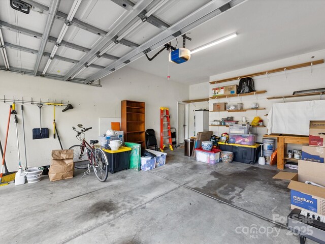 4148 Cedar Point Ave, Matthews, NC 28104 - garage featuring a garage door opener