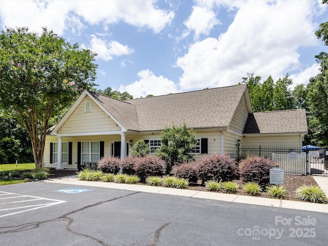 4148 Cedar Point Ave, Matthews, NC 28104 - view of front of property featuring roof with shingles and uncovered parking
