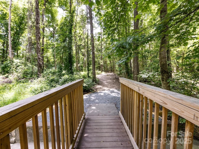 4148 Cedar Point Ave, Matthews, NC 28104 - view of property's community featuring a wooden deck