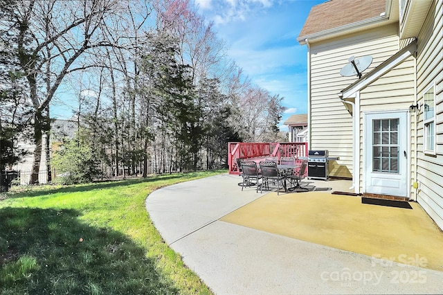 7925 Woodmere Dr, Harrisburg, NC 28075 - view of patio / terrace featuring grilling area