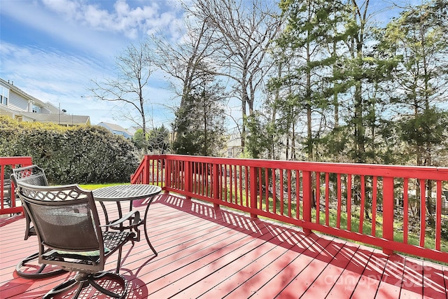 7925 Woodmere Dr, Harrisburg, NC 28075 - view of wooden deck