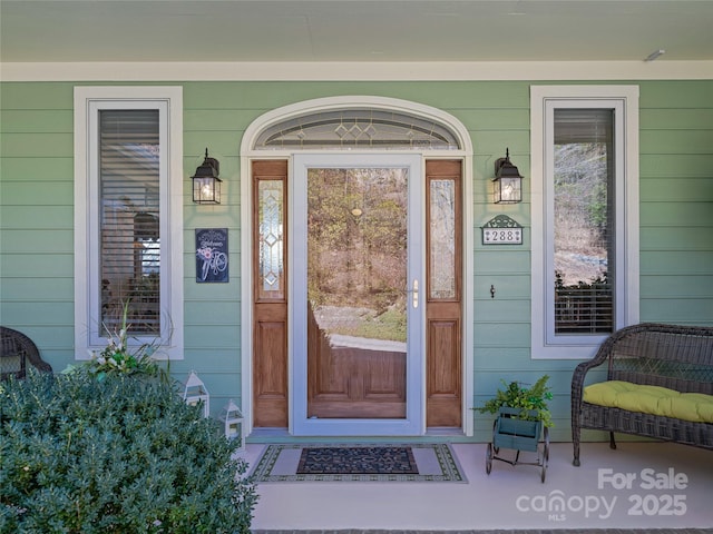 288 Hawks Point Dr, Zirconia, NC 28790 - property entrance with a porch