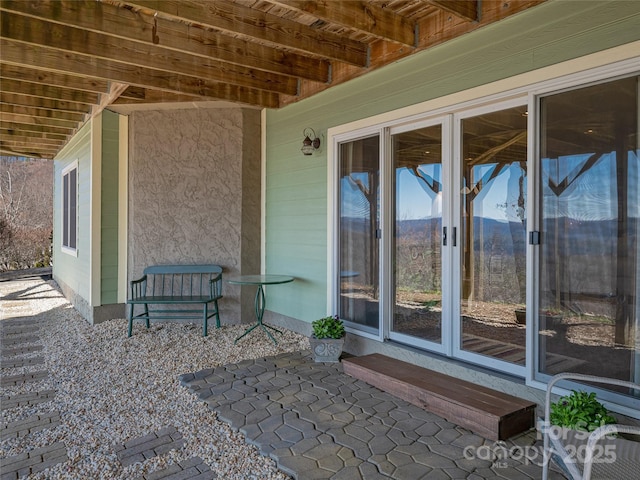 288 Hawks Point Dr, Zirconia, NC 28790 - view of patio