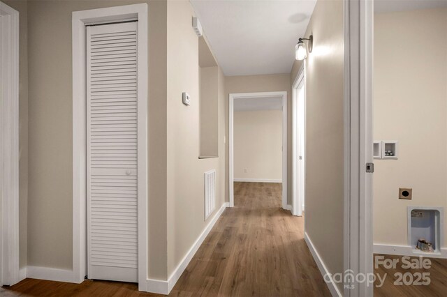 371 Amber Oaks Dr, Rutherfordton, NC 28139 - corridor featuring baseboards and wood finished floors