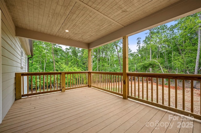 371 Amber Oaks Dr, Rutherfordton, NC 28139 - view of wooden terrace