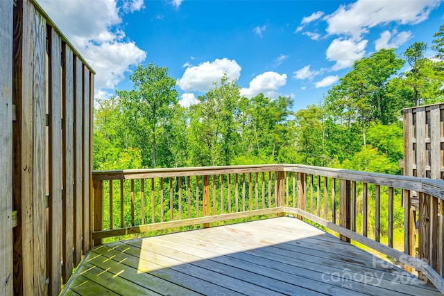 view of deck