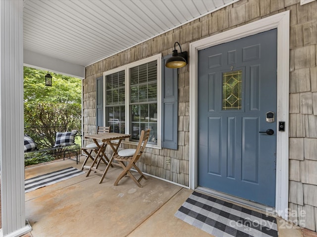2214 Olde Chantilly Ct, Charlotte, NC 28205 - doorway to property with covered porch