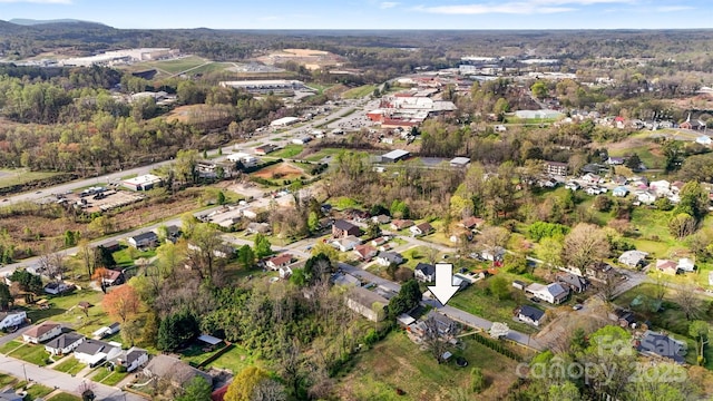 birds eye view of property featuring a residential view