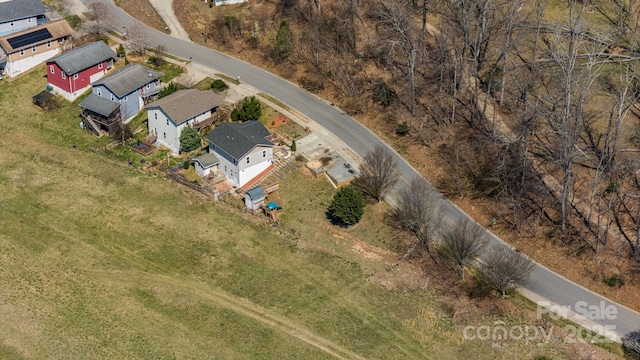 birds eye view of property featuring a residential view